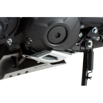 SW-MOTECH Engine Case Protector - Black/Silver - Yamaha MSS.06.599.10100