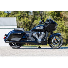 S&S CYCLE 4" Broadhead Slip-On Mufflers Slash Cut Indian Chieftain Black 550-1075