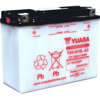 YUASA Battery - Y50-N18L-A3 YUAM228A3TWN