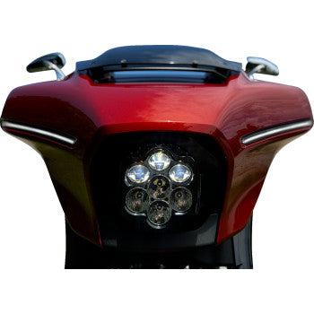 CUSTOM DYNAMICS LED Headlight - Shark Demon™ - FLHX/SE 2023-2024 SD2-23BAT-W