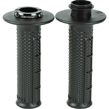 RENTHAL MX R-Works Lock-On Grips - Ultra Tacky - Taper Half Waffle G239