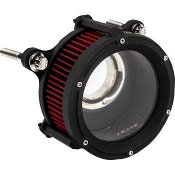 TRASK Assault Charge High-Flow Air Cleaner Kit - Black TM-1024BK