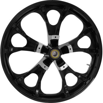 COASTAL MOTO Wheel - Largo 3D - Front - Dual Disc/without ABS - Black 3D-LGO213SB07