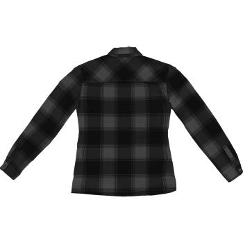 ICON Women's Fallblock CX Flannel Jacket - Black - Small 2822-1670
