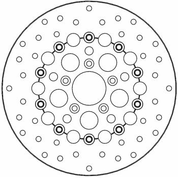 MOTO-MASTER Brake Rotor 5 Hole Front 11-1/2" - Kingman 112308-PU