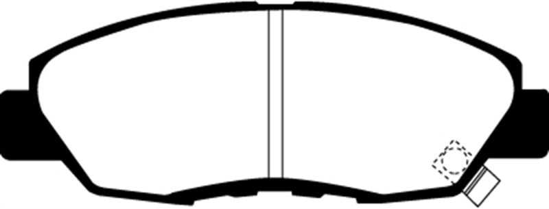 EBC 97 Acura CL 2.2 Greenstuff Front Brake Pads DP2812/2