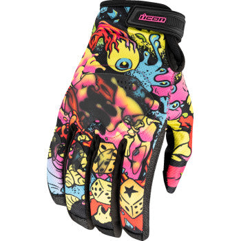 ICON Hooligan™ Scatterbrain Gloves - Small 3301-5115