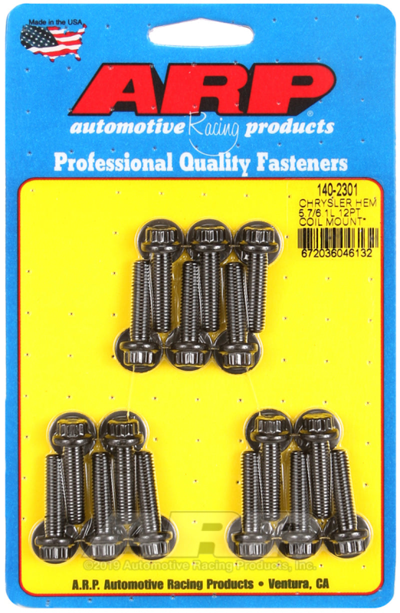 ARP Chrysler Hemi 5.7/6.1L 12pt Coil Mount Bolt Kit 140-2301