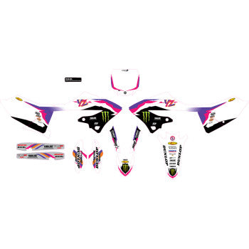 D'COR VISUALS Graphic Kit - '93 Monster Energy Retro - YZ 125/250 20-50-265