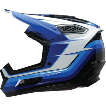 Z1R Dirt Maxx Helmet - Vortex - Blue/White - XS 0110-9328