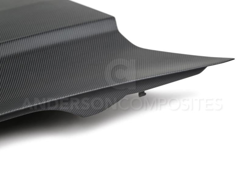Anderson Composites 04-16 Chevy Corvette C7 Stingray Dry Carbon Fiber Hood AC-HD14CHC7-VS-DRY