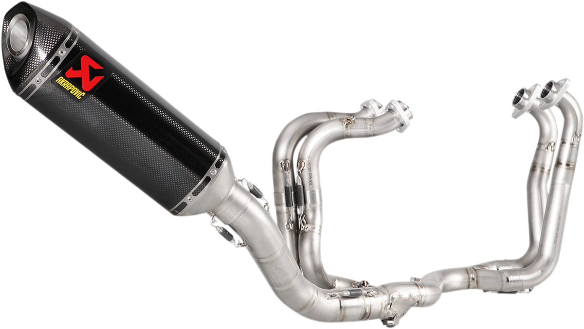 AKRAPOVIC Evolution Exhaust - Titanium/Carbon Fiber RSV4 RR / RF / Tuono V4 1100 RR / Factory 2015-2020 S-A10E8-RC 1810-2298