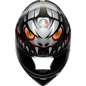 AGV K1 S Helmet - Lyzard - Matte Black/Gray/Red - 2XL 2118394003-044-XXL