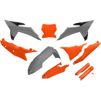 UFO Body Kit - Gray/Orange - SX/SX-F '25 KTKIT532F@555