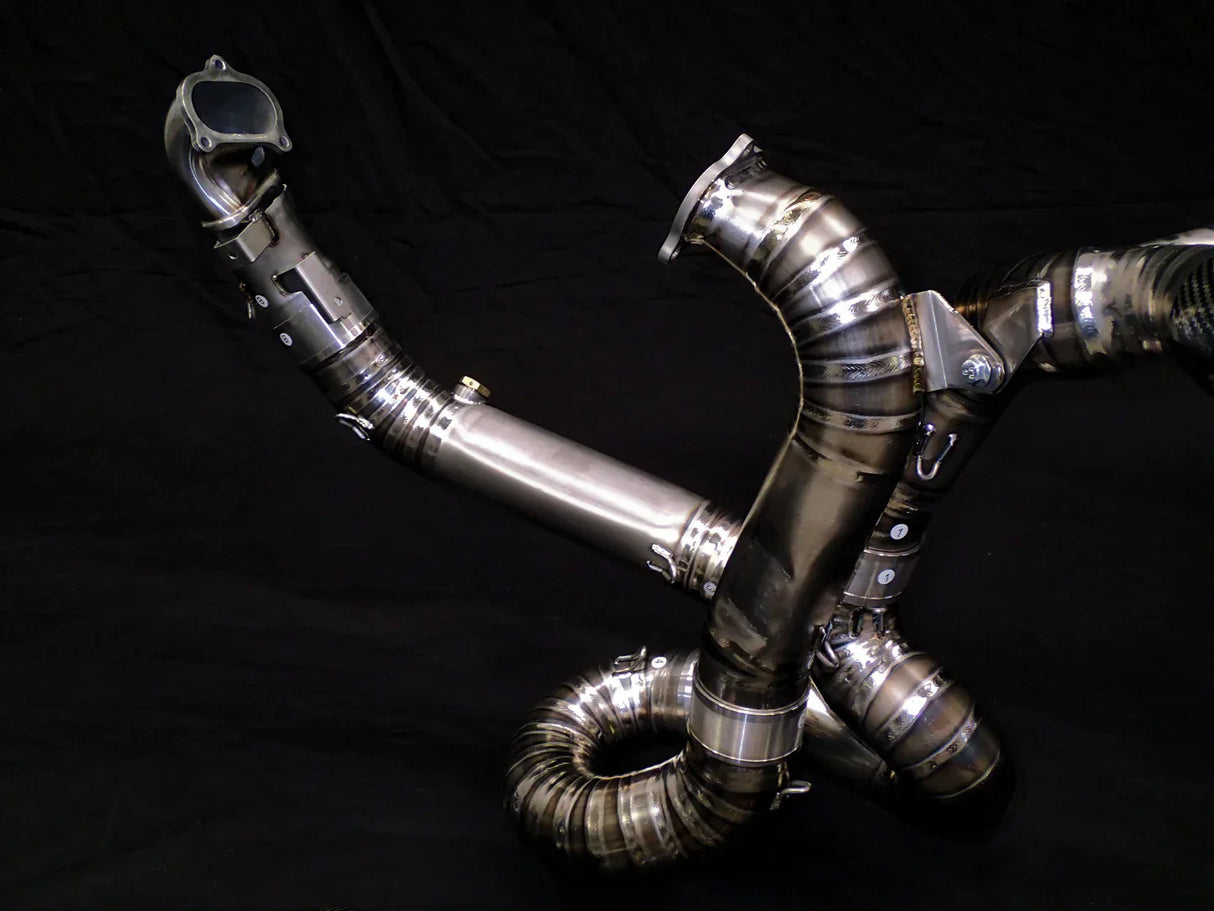 IN STOCK Vandemon Ducati Panigale 899-959 & Corse Vandemon High Mount Titanium Exhaust System DUC959TIEXHMESA VA-4