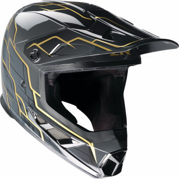 Z1R Rise 2.0 Helmet - Hyacinth - Black/Gold - Large 0110-8628