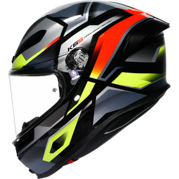 AGV K6 S Helmet - Erazer - Black/Red/Yellow Fluo - XL 2118395002-026-XL