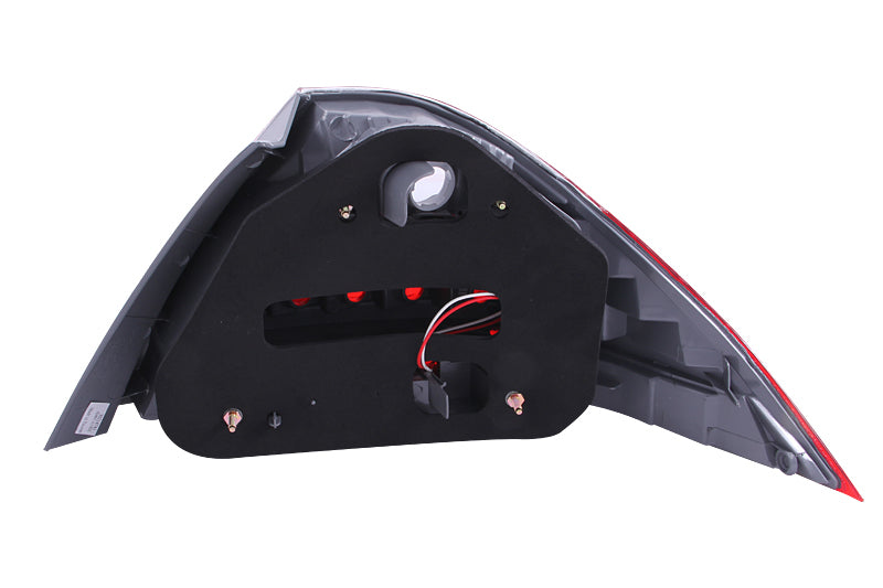 ANZO 2006-2007 Honda Accord Taillights Red/Clear 221143