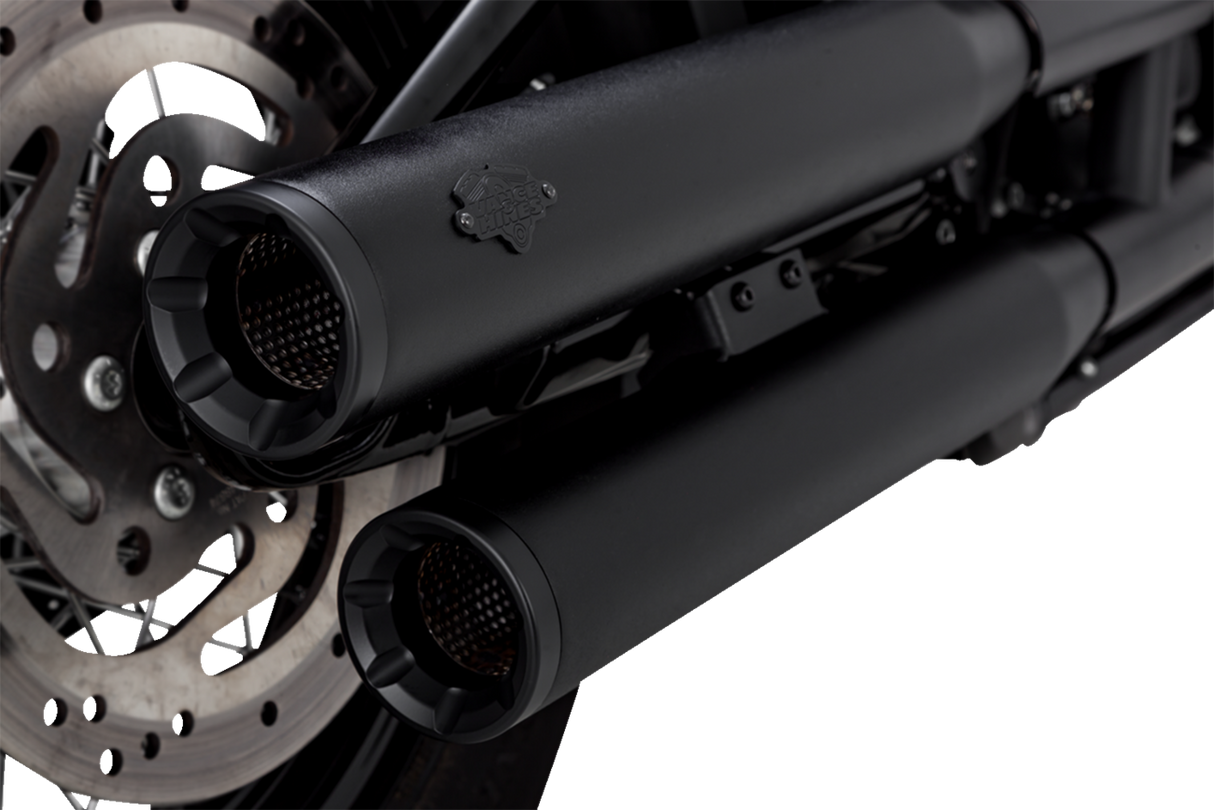 VANCE & HINES Eliminator 300 Slip-On-Schalldämpfer – Schwarz 46312