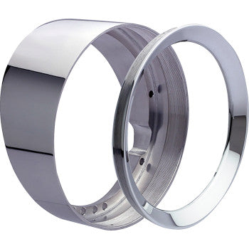 HEADWINDS Headlight Bezel - 10" - Bradley - Chrome 1-7029CA-10