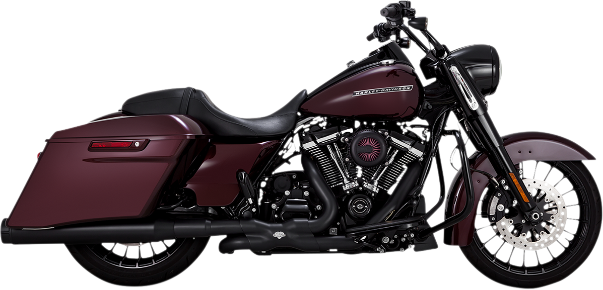 VANCE & HINES 4.5" Torquer Mufflers for FL - Black fits road glide and Road King models 2017-2024 46674