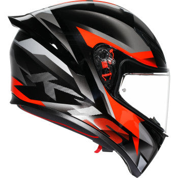 AGV K1 S Helmet - Fastlap - Black/Gray/Red - Medium 2118394003-064-M
