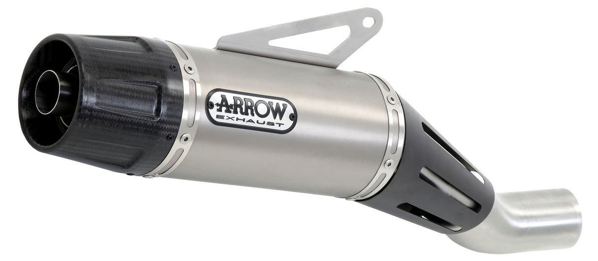 Arrow Yamaha Xsr 700 '16/Tracer 700 '16 Homol. Titanium Jet-Race Silencer With Carbon End Cap For Arrow Collectors 71843jr