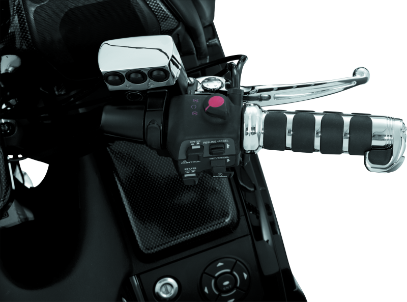 Kuryakyn ISO Grips For GL1800 With Heated Grips Chrome 6183