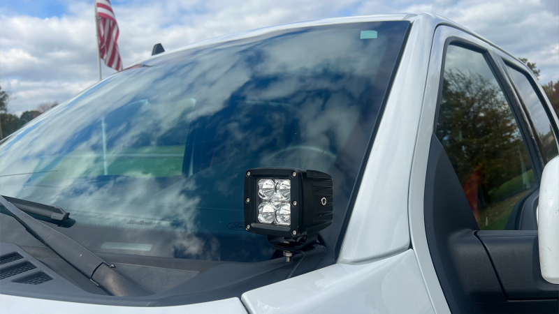 Fishbone Offroad 2015+ Ford F150 / 2017+ Raptor Pod Light Bracket - Black FB21353
