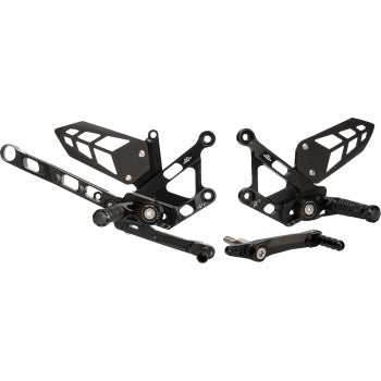 GILLES TOOLING MUE2 Rearset - Black MT-10 MUE2-Y02-B
