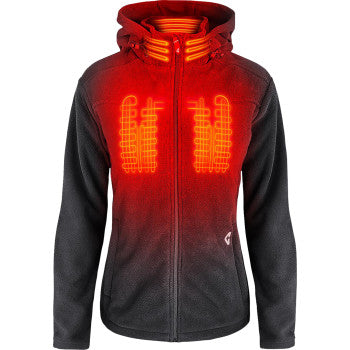 GERBING HEATED CLOTHING Women's 7V Thermite Fleece Heated Jacket 2.0 - Gray - Medium GER-TFJKT-7V-W-G-M
