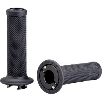 BILTWELL Grips - Alumicore - 7/8" - TBW - Black 6605-201-78