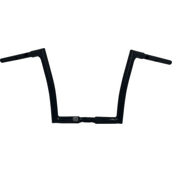 FAT BAGGERS INC. 1-1/4" EZ Install Flat Top Handlebar - 12" - Black 748012-B