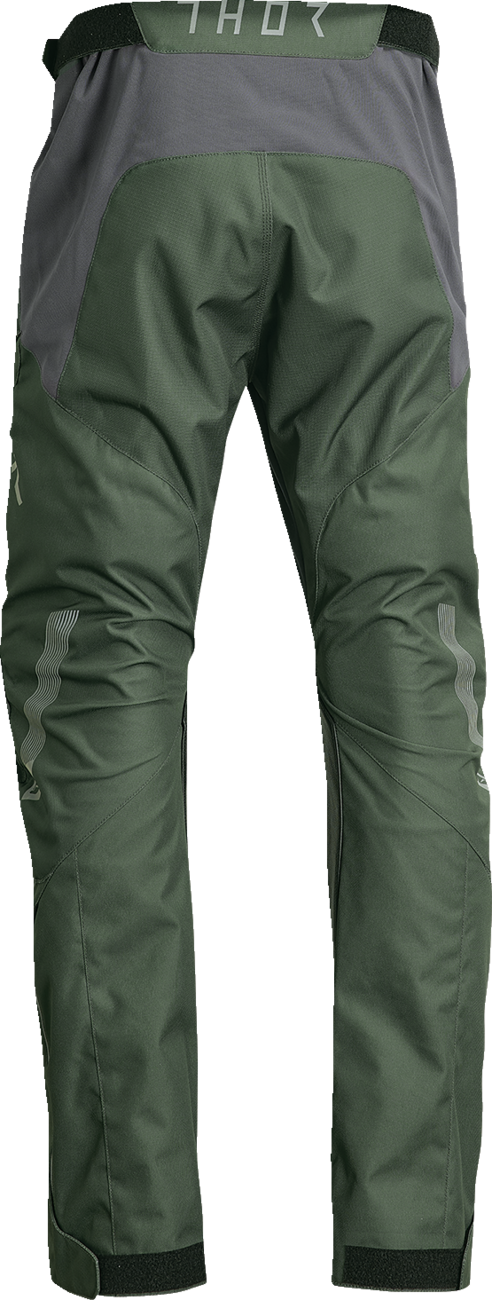 THOR Terrain Überstiefelhose - Armeegrün/Anthrazit - 36 2901-10455