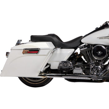 DRAG SPECIALTIES Freedom Seat - Solar Leather - Black - FLH '97-'07 0801-1508