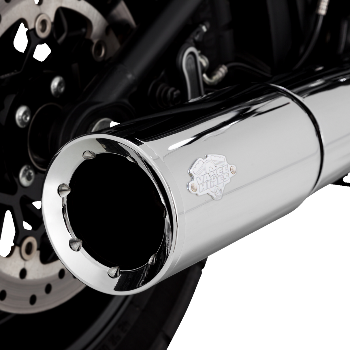 VANCE & HINES Pro Pipe Exhaust System - Chrome Softail 17387