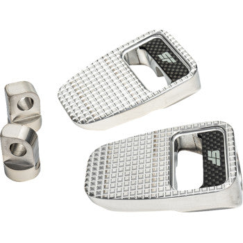 SLYFOX Footpegs - Silver Polished SF-904-01-1