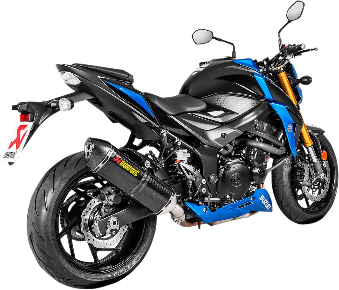 AKRAPOVIC Slip-On Exhaust Muffler - Carbon Fiber GSX-S 750 2017-2022 S-S7SO2-HRC 1811-3408