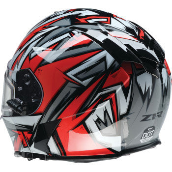 Z1R Warrant Snow Helmet - Neuron - Red/White - Medium 0101-17219