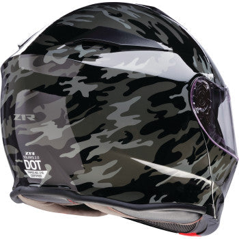 Z1R Solaris 2.0 Modular Helmet - Camo - Black/Gray - 4XL 0100-2614