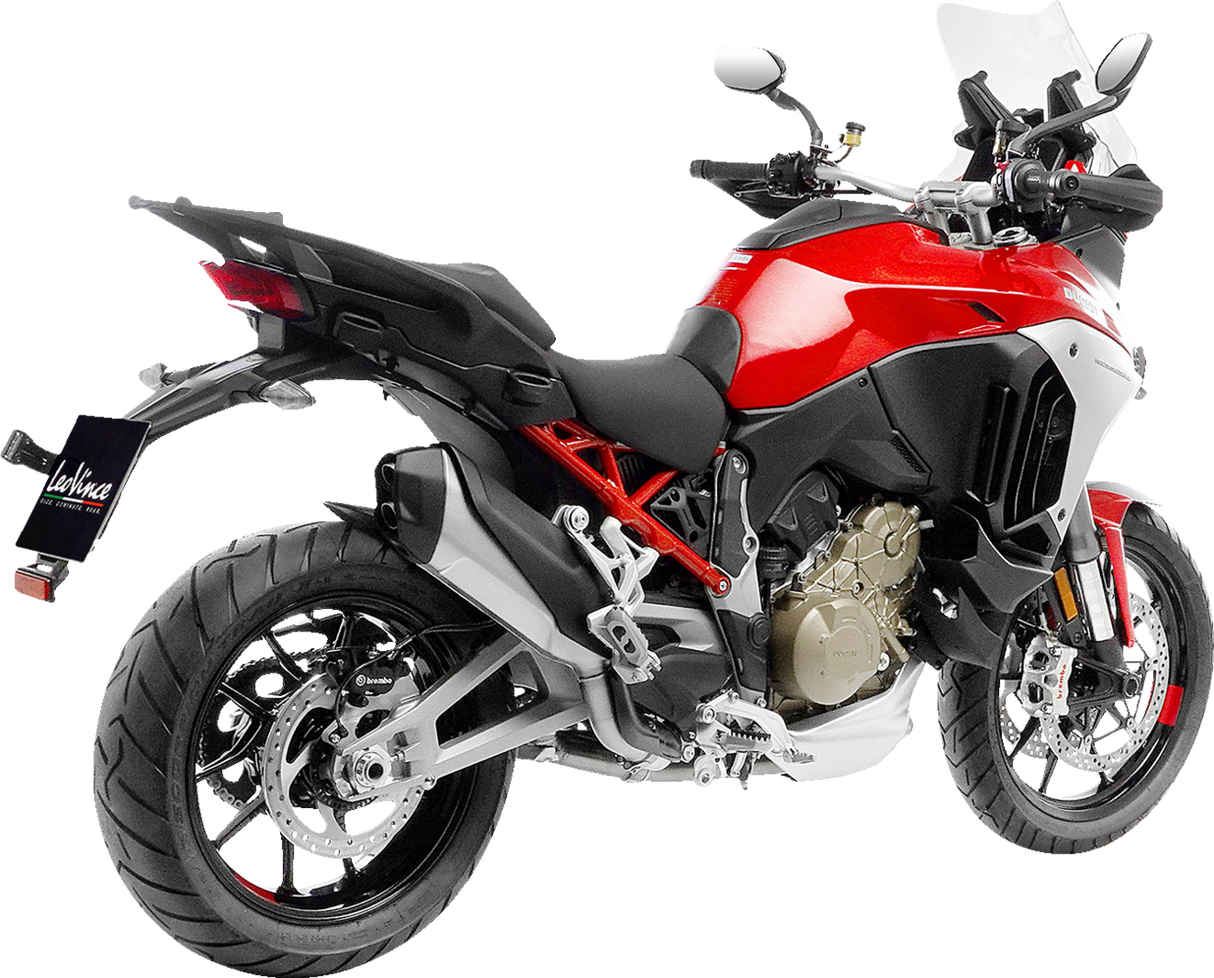 Tubo de conexión eliminador de gatos LEOVINCE - Acero inoxidable DUCATI MULTISTRADA 1100 V4/V4 S/PIKES PEAK 2021 - 2023 80036