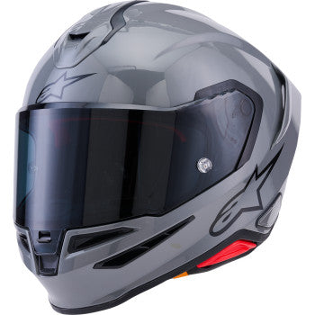 IN STOCK ALPINESTARS Supertech R7 Helmet - 22.06 - Solid - Gloss Gray - XL 8202126-1635-XL