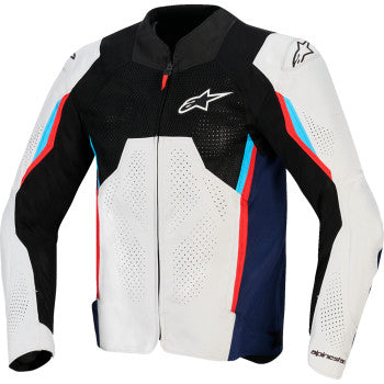 ALPINESTARS AST v3 Air Jacket - Silver/Deep Blue/Bright Red - 2XL 3300426-1621-2XL