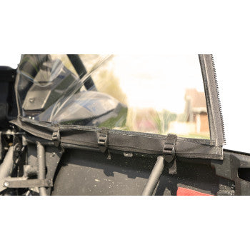 SEIZMIK Soft Full Doors - Rear Window - Black - Can-Am Maverick X3 2017-2021 51-20993