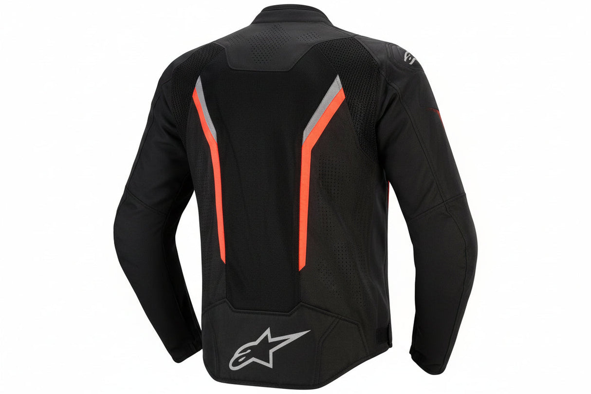ALPINESTARS AST v3 Air Jacket - Black/Dark Gray/Red Fluo - Medium 3300426-1051-M
