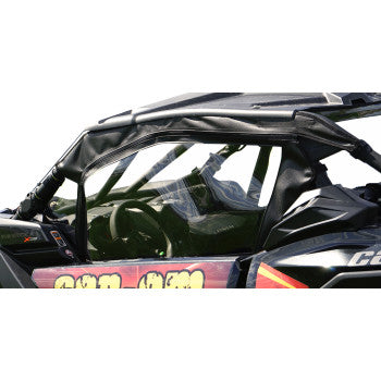 SEIZMIK Soft Full Doors - Rear Window - Black - Can-Am Maverick X3 2017-2021 51-20993
