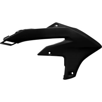 POLISPORT Radiator Scoops - Black - Yamaha 8498400003