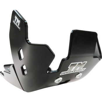 T.M. DESIGNWORKS Full-Coverage Skid Plate with Linkage Protection KTM/Husqvarna/Gas 2023-2024 KHLG-258-BK