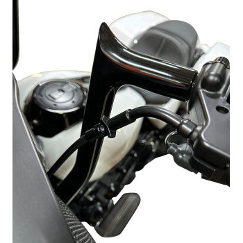FAT BAGGERS EZ Install Upper Clutch Cable - FLHX/FLTR SE - +4" - Black 108004-B