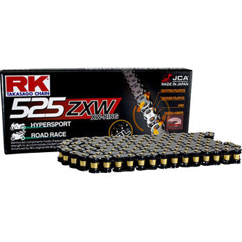 RK 525 ZXW - Drive Chain - 120 Links - Black Scale BL525ZXW-120